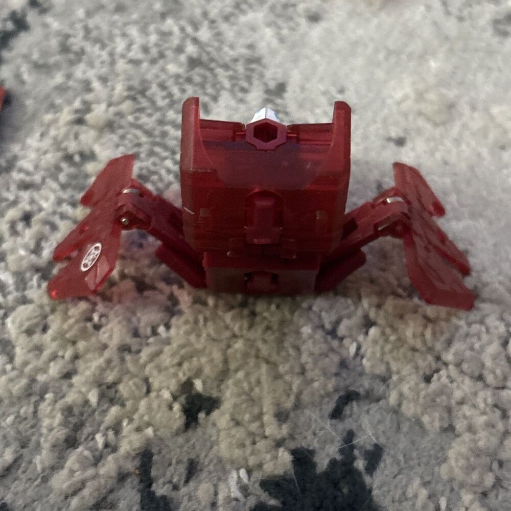 Bakugan GeoForge Arachnia Red Haos Geogan Rising B2200 Battle Brawlers With card - Picture 4 of 7